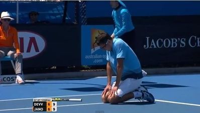 Video: Tennis player loses the rag with umpire at Australian Open