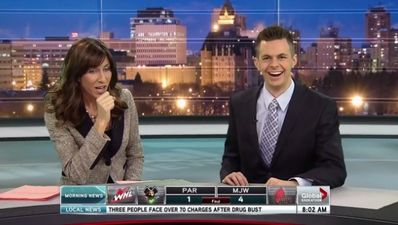 Video: Hot Canadian news reporter cocks up live on air… no pun intended