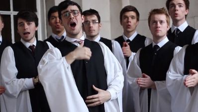 Video: Brilliant or cringey? Trinity choir does Teenage Dirtbag