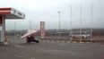 Video: Man refuels his plane at local gas station and takes off on the motorway