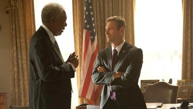 Video: Morgan Freeman and Gerard Butler star in action movie ‘Olympus has Fallen’