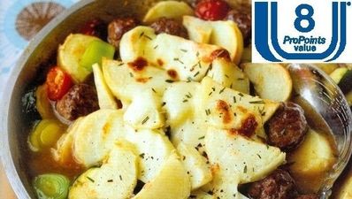 Recipe of the week: Crispy potato and meatball pan fry