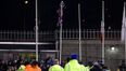 Pictures: Gardai and Linfield fans clash in Tallaght
