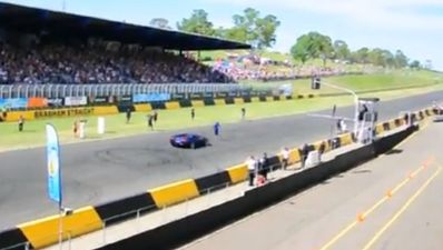 Video: Bloke jumps over speeding Lamborghini