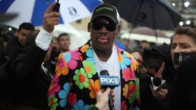Picture: Forget the Pope, Dennis Rodman is at the Vatican… and look what he’s wearing