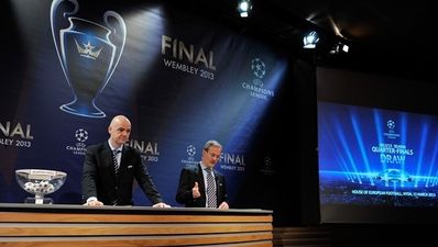 Some intriguing ties in the last 8 of the Champions League