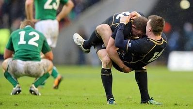 Video: A fairly epic lost bet forfeit following Ireland’s loss to Scotland