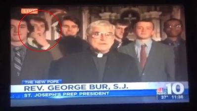 Video: Lad wet willies his friend on national TV