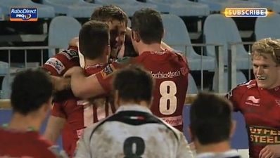 Video: Great try and a huge hit from the RaboDirect Pro 12 last night