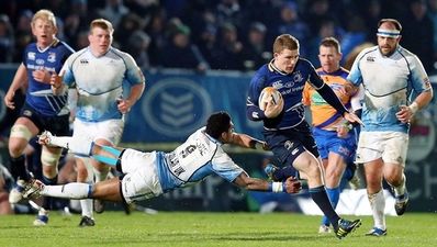 Video: Guy gives the camera hilarious creepy look at the Leinster match