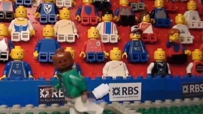 The Six Nations recap doesn’t get any better in LEGO…but Simon Zebo’s flick does