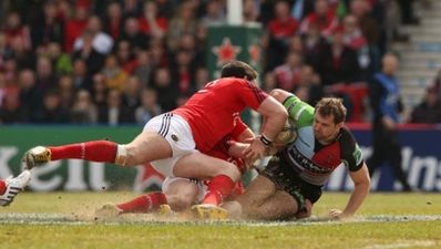 Video: James Downey’s bone-crunching hit on Mike Brown