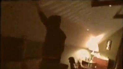 Video: Sleepwalking drunk caught peeing on his own couch