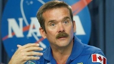 Pics: Commander Chris Hadfield has been chilling out over Ireland today
