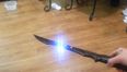 Video: Bloke shows off his DIY skills with a homemade Taser-sword