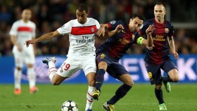 Graphic: Xavi completed all of his 96 attempted passes against PSG last night