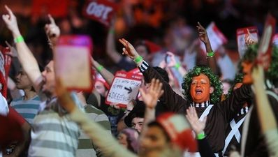 Some of the very best darts fan pictures
