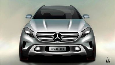 Check out the first pics of the new Mercedes Benz GLA concept