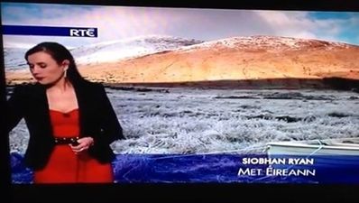 Hydrate to Articulate: RTE weather woman caught unawares