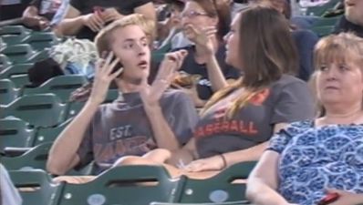 Video: Watch as a relationship gets destroyed on ‘Kiss Cam’