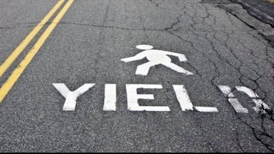 Pic: There was no stopping this road marking mistake…