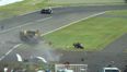 Video: Driver and race marshal lucky to survive horrific crash
