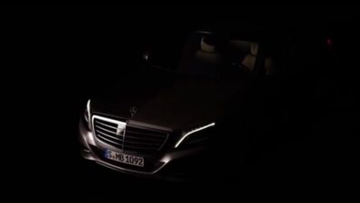 Pic: Mercedes-Benz teases a shot of the new S-Class ahead of tonight’s launch