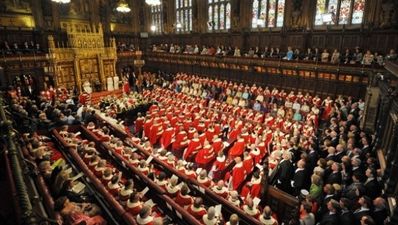 The excitement was a little too much for some in the House of Lords yesterday