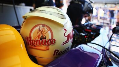 Sebastian Vettel’s helmet will be sporting a naked woman for the Monaco GP (NSFW)