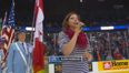 Video: Canadian singer butchers American national anthem before hockey game
