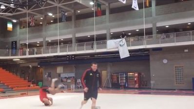 Video: The Munster lads prove they are far better at rugby than gymnastics
