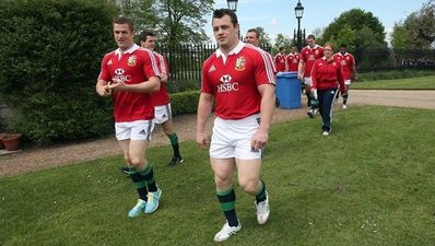 Jamie Heaslip feeds some hungry Lions tonight