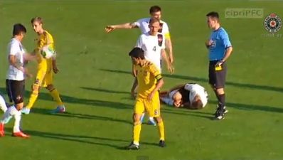 Video: This is one hell of a skillful way of getting a red card