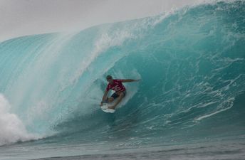 Video: Surfer J.J. Florence gets a perfect 10 for epic aerial trick