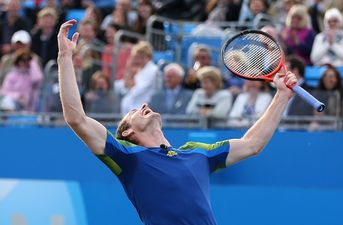 Pic: Andy Murray may have won more than he bargained for at the Queens Club