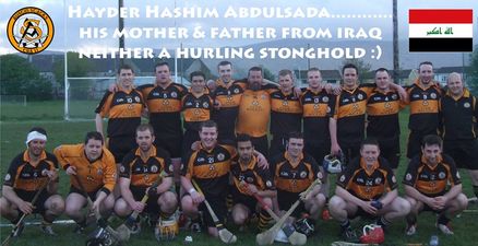 Is this the first Iraqi to win a hurling medal in Ireland?