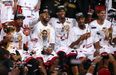 Vine: Miam Heat star Chris Bosh has a battle with some confetti
