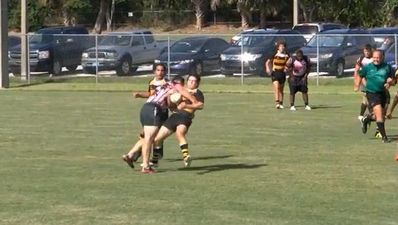 Video: Brutal blindside hit from a Rugby Sevens match