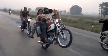 Video: This is how some motorcyclists roll in Pakistan