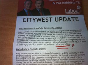 Dublin TD makes a bit of a typo on his leaflet, with hilarious results