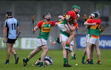 Pic: So this is what it meant to the Carlow under-21s to beat Dublin this evening