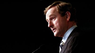 Enda Kenny gets the best seat in the house at the Irish Open