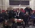 Video: Independiente hold a meeting with fans after being relegated. Fans throw chairs and tables at club President