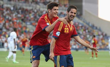 Video: Isco’s delicious first touch and finish for Spain under-21s today