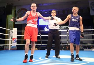 Pic: Birthday boy John Joe Nevin had a tough fight today but you wouldn’t tell it to look at him