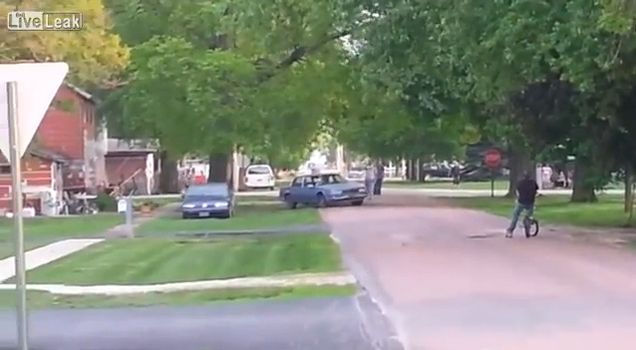 Rednecks attempt DIY tree removal