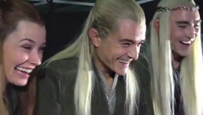 VIDEO: Watch the stars of The Hobbit react to crazy LOTR fans watching the new Hobbit trailer