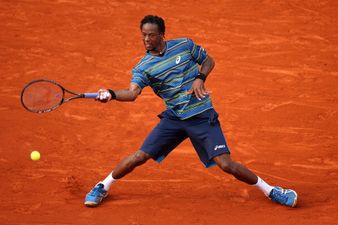 Video: Gael Monfils’ ridiculous trick shot attempt leaves him with egg on his face