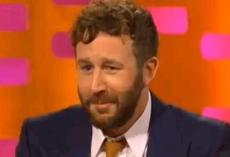 Video: Chris O’Dowd nearly swallowed a fly on Graham Norton last night