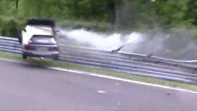Video: Honda Civic driver has horrific crash on the Nurburgring